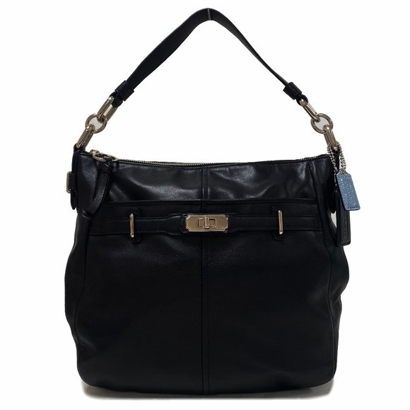 Coach 17816 Chelsea Black Leather Ashlynn Hobo Bag